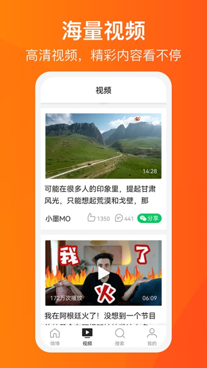 新浪微博大字版app