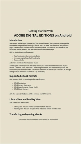 Adobe Digital Editions手机版